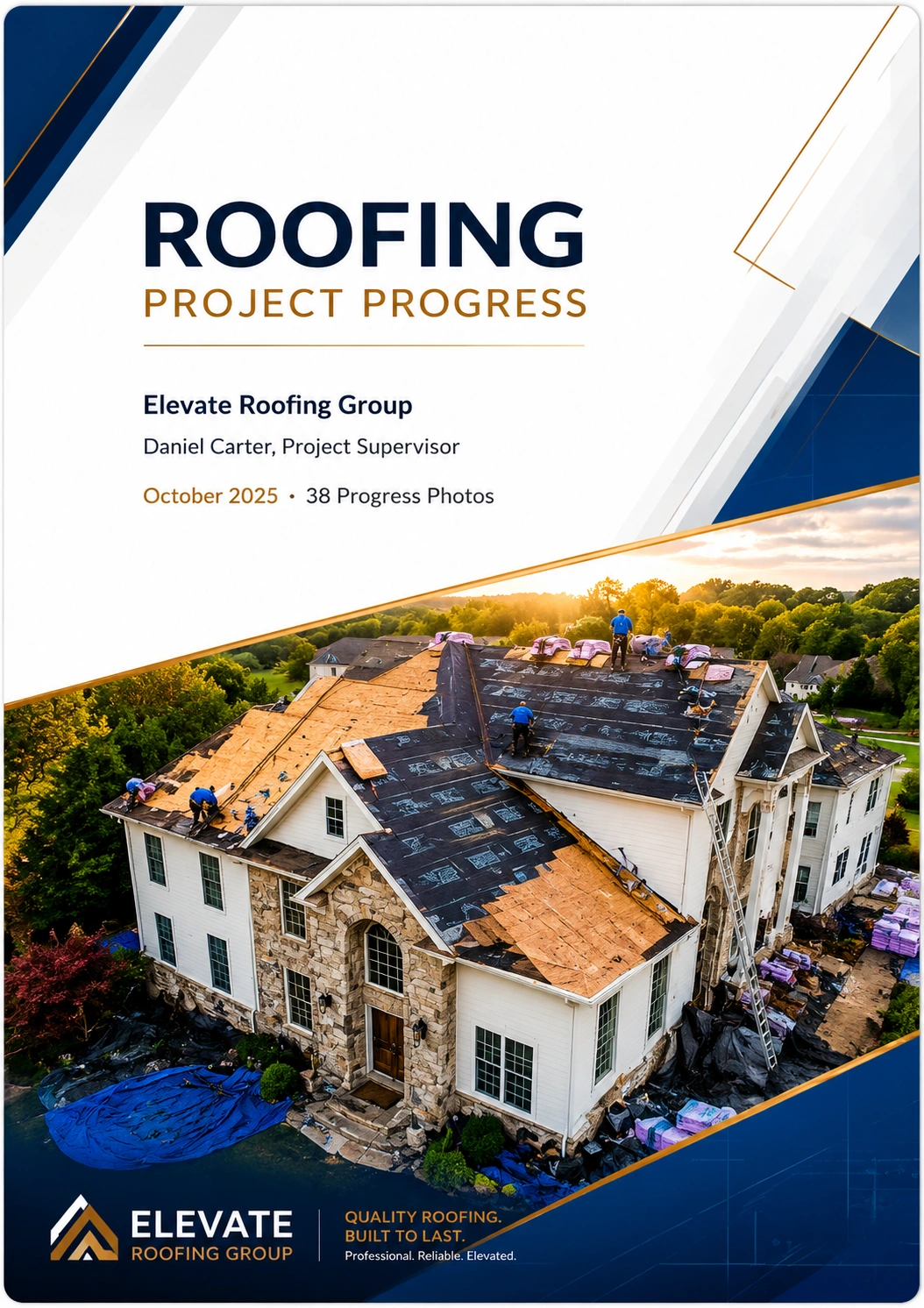 Roofer Project Report cover